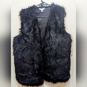 Faux fur vest